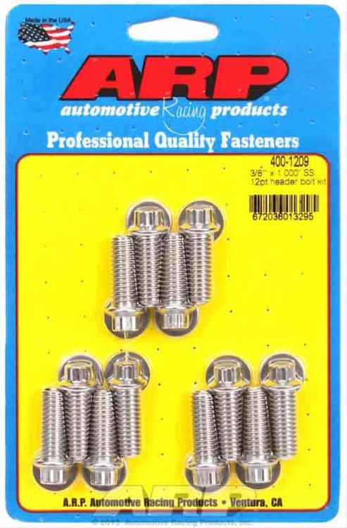 Header Bolt Kit Universal Bolt Kit 5/16" Wrench