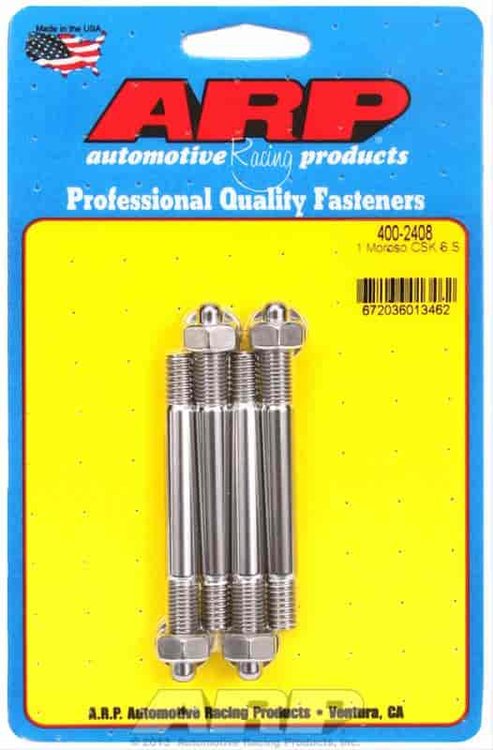 Carb Stud Kit 1.25" Spacer, 5/16" x 3.200" O.A.L.
