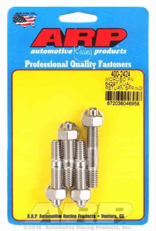 Carb Stud Kit without Spacer Moroso #64927 return spring kit