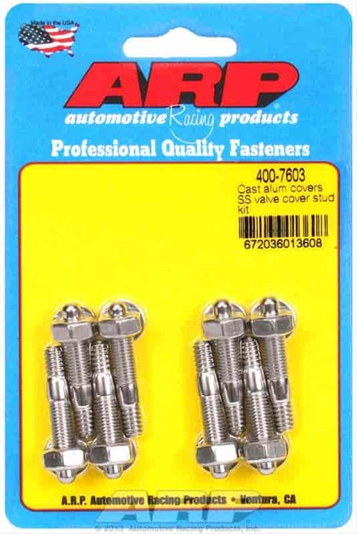 Valve Cover Stud Kit 6-point (Hex) Nut