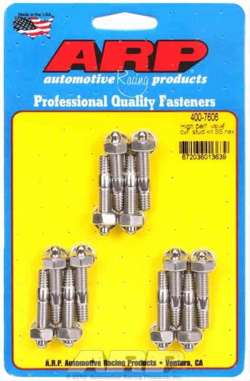 Valve Cover Stud Kit 6-point (Hex) Nut