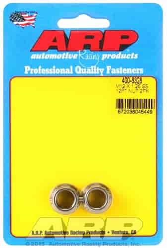 M12 X 1.25 SS .750 collar 12pt nut kit