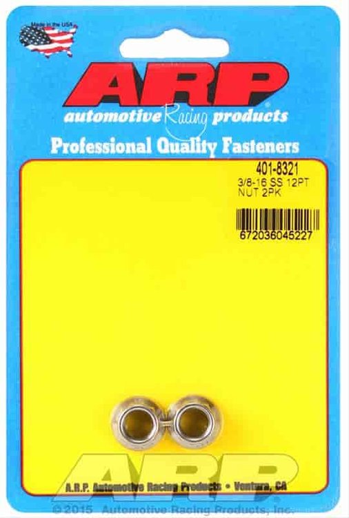 Stainless Steel 12-Point Nut 3/8 in.-16