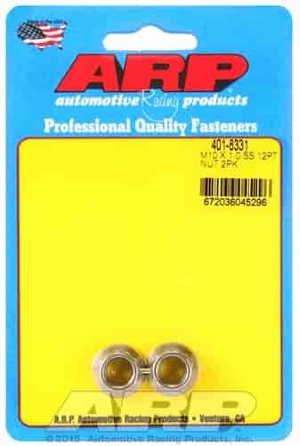 M10 X 1.0 SS 12pt nut kit