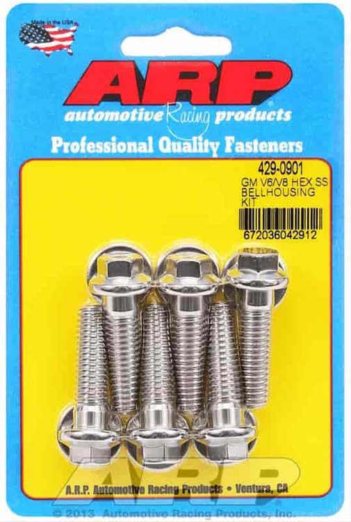 Bellhousing Bolt Kit Chevy V6/V8