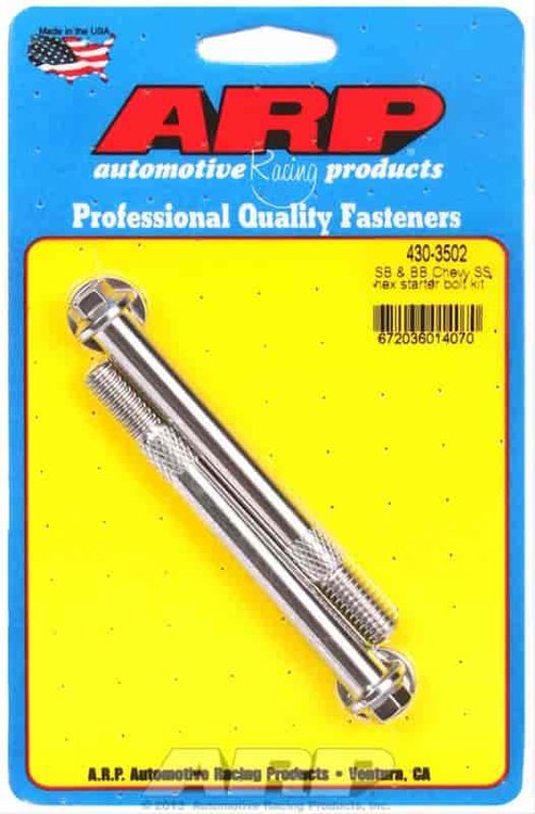 Stainless Starter Bolts Hex Head