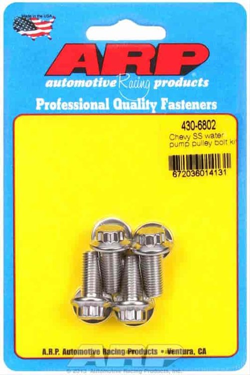 Water Pump Pulley Bolts 12-Point