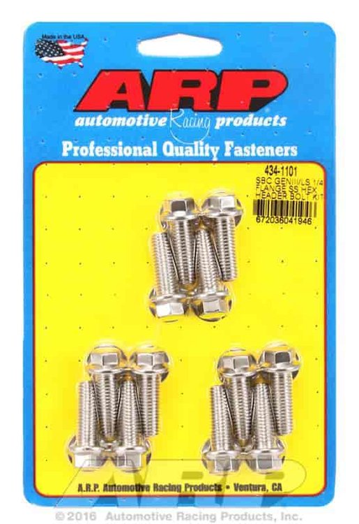 Header Bolt Kit Small Block Chevy Gen III LS Series