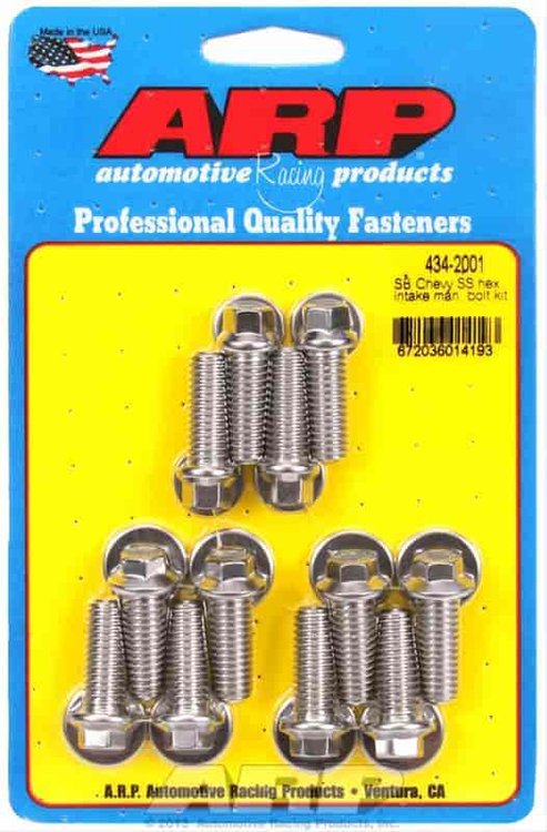 Intake Manifold Bolt Kit Small Block Chevy