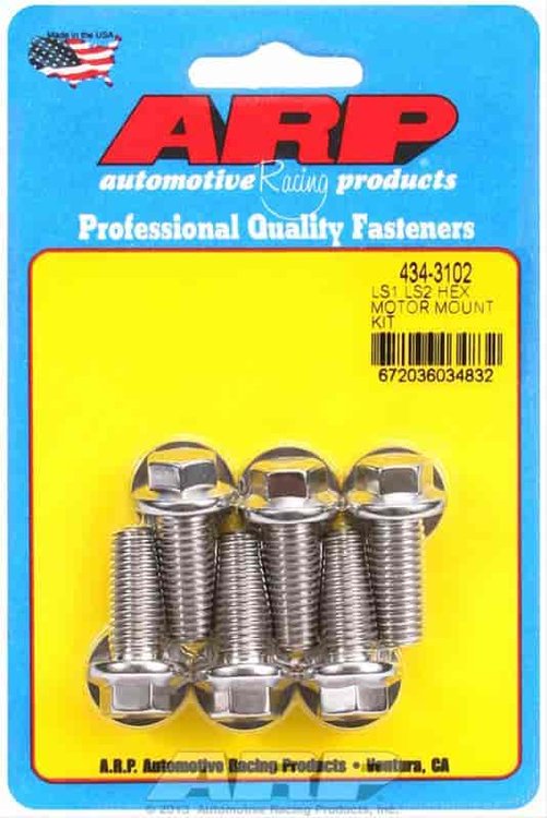 Motor Mount Bolts Small Block Chevy Gen III/LS Series