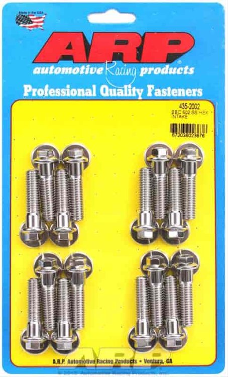 Intake Manifold Bolt Kit Big Block Chevy 502