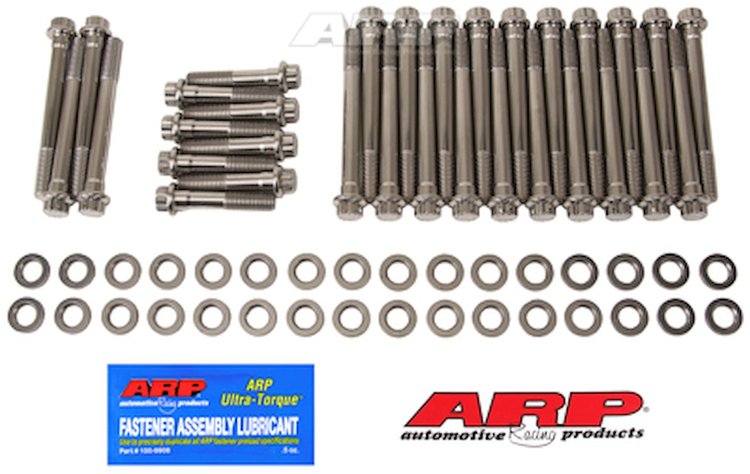 High Performance Head Bolt Kit Stainless BB-Chevy 396-402-427-454 Cast Iron OEM