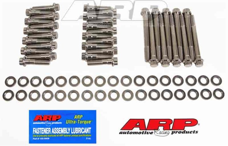 High Performance Head Bolt Kit Stainless Chrysler Big Block 383-400-413-426-440 Wedge