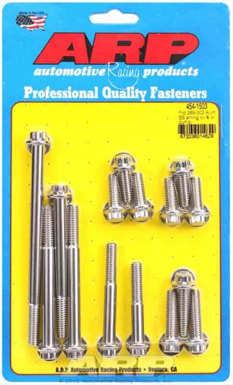 Timing Cover/Water Pump Bolt Kit SB-Ford