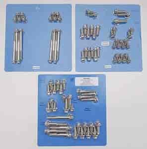 Stainless Steel 12-Point Head Fastener Kit Chevrolet SB-Chevy 1987-95