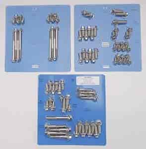 Stainless Steel Hex Head Fastener Kit Chevrolet SB-Chevy 1987-95
