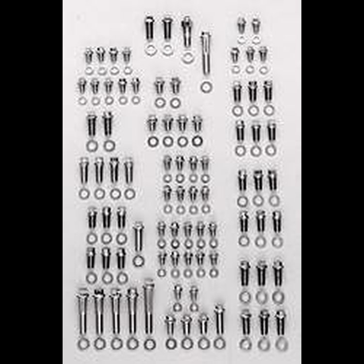 Stainless Steel Hex Head Fastener Kit SB Chevy LS-Series