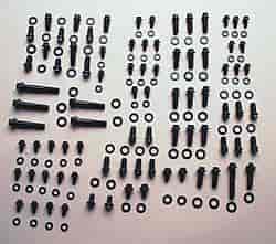 Chrome Moly Black Oxide Hex Head Fastener Kit Chrysler 318-360 cid, "A" small block