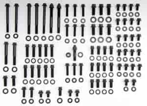 Chrome Moly Black Oxide 12-Point Head Fastener Kit Pontiac 350-400-455 cid