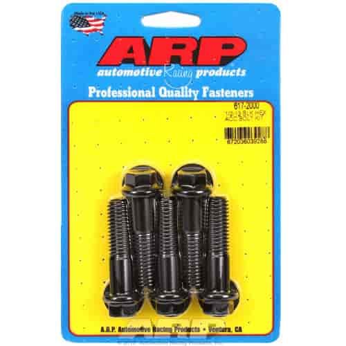 1/2 -13 x 2.000 hex black oxide bolts
