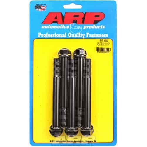 1/2 -13 x 4.500 hex black oxide bolts