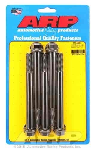 1/2 -13 x 5.000 hex black oxide bolts