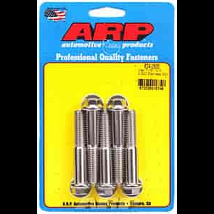 7/16" Stainless Steel Hex Bolts 2.500" UHL