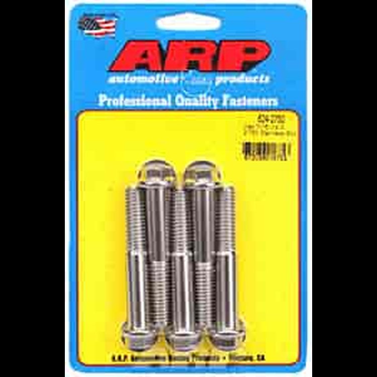 7/16" Stainless Steel Hex Bolts 2.750" UHL
