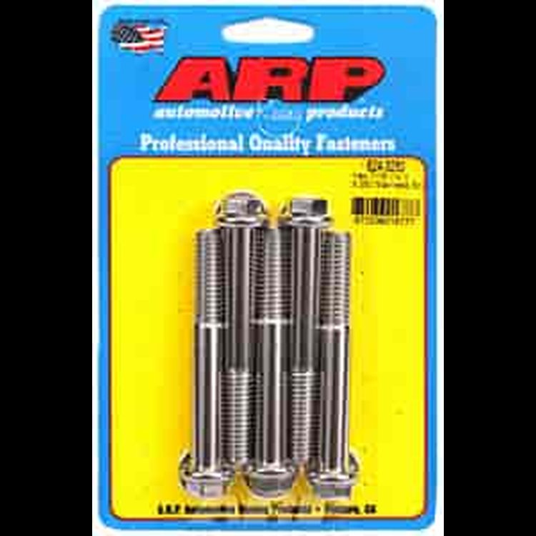 7/16" Stainless Steel Hex Bolts 3.250" UHL