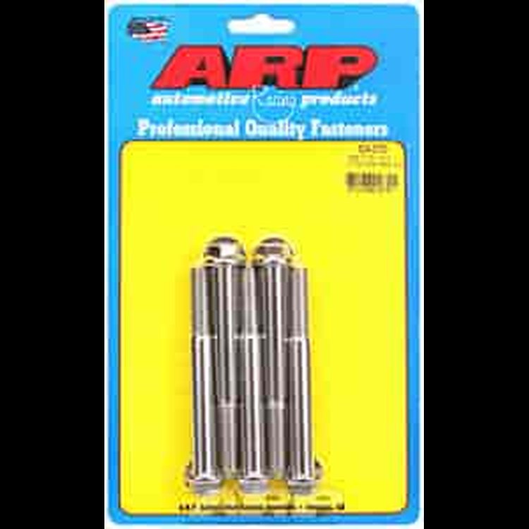 7/16" Stainless Steel Hex Bolts 3.750" UHL