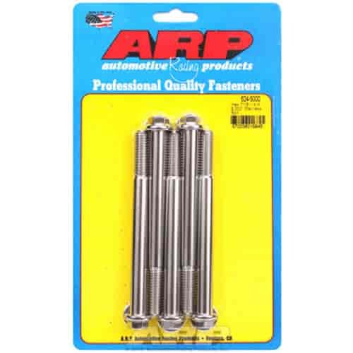 7/16" Stainless Steel Hex Bolts 5.000" UHL
