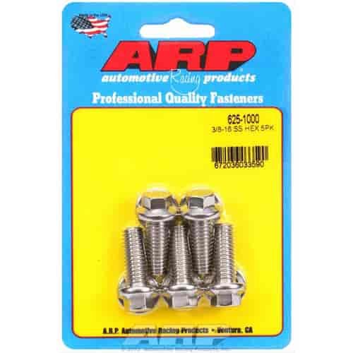 3/8" Stainless Steel Hex Bolts 1.000" UHL