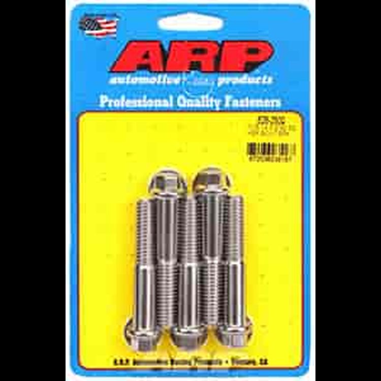 7/16" Stainless Steel Hex Bolts 2.500" UHL