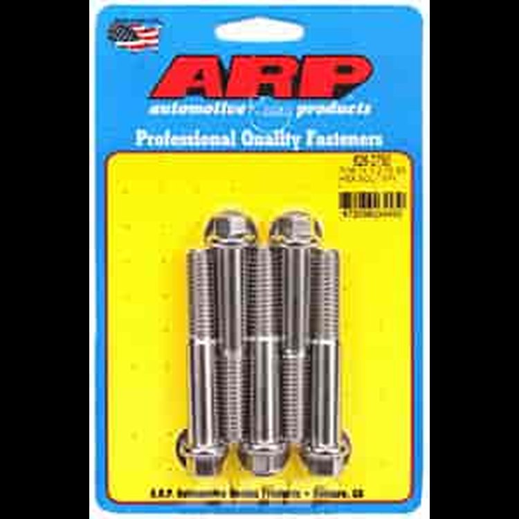 7/16" Stainless Steel Hex Bolts 2.750" UHL