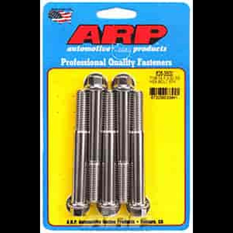 7/16" Stainless Steel Hex Bolts 3.500" UHL