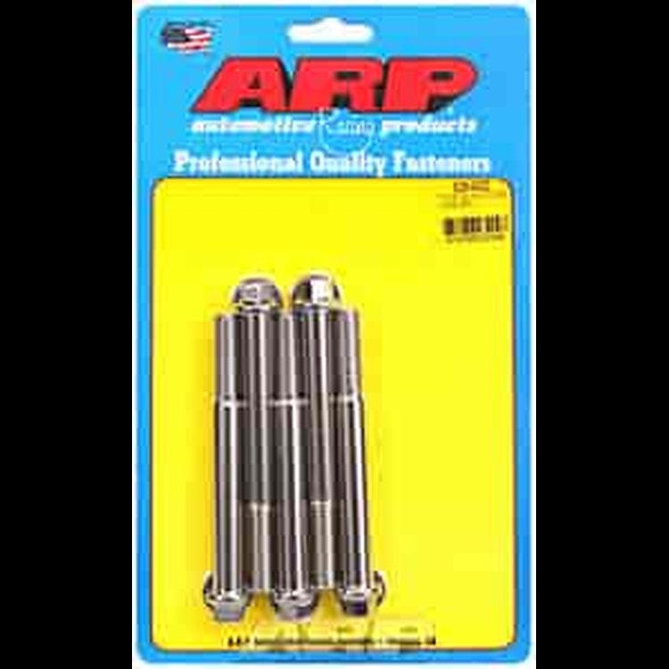 7/16" Stainless Steel Hex Bolts 4.000" UHL