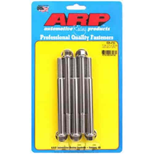 7/16" Stainless Steel Hex Bolts 4.750" UHL