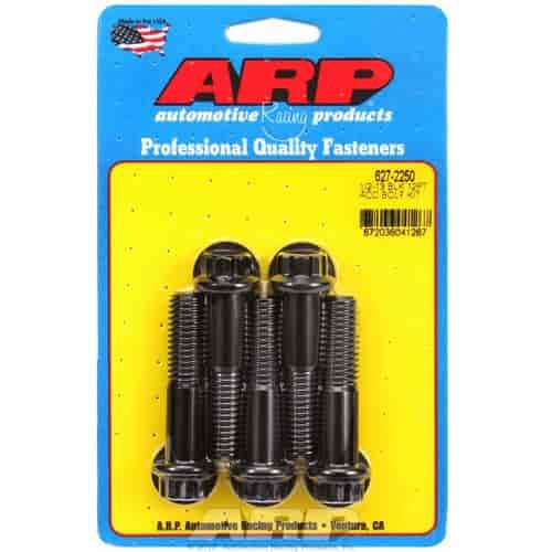 1/2 -13 x 2.250 12pt black oxide bolts