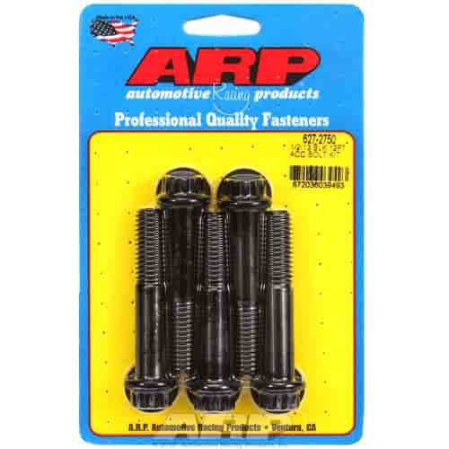 1/2 -13 x 2.750 12pt black oxide bolts