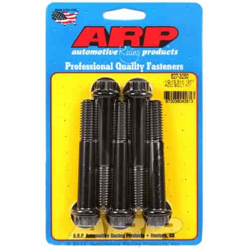 1/2 -13 x 3.250 12pt black oxide bolts