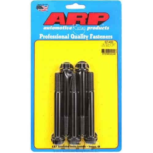 1/2 -13 x 4.000 12pt black oxide bolts