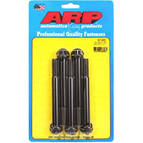 1/2 -13 x 4.500 12pt black oxide bolts