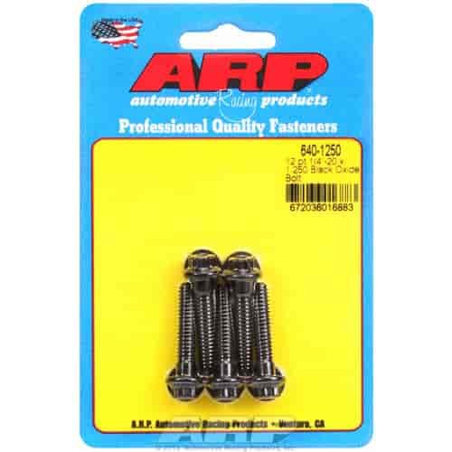 1/4"-20 Chromemoly Bolts 1.250" UHL, 12-point