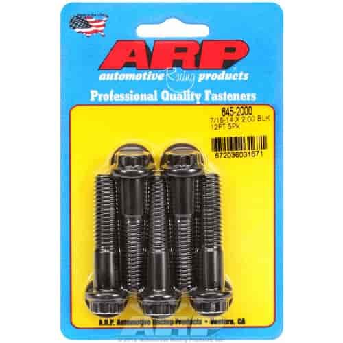7/16"-14 Chromemoly Bolts 2.000" UHL, 12-Point
