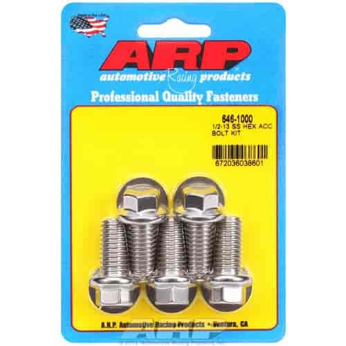 1/2 -13 X 1.000 hex SS bolts