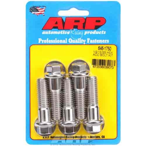 1/2 -13 X 1.750 hex SS bolts