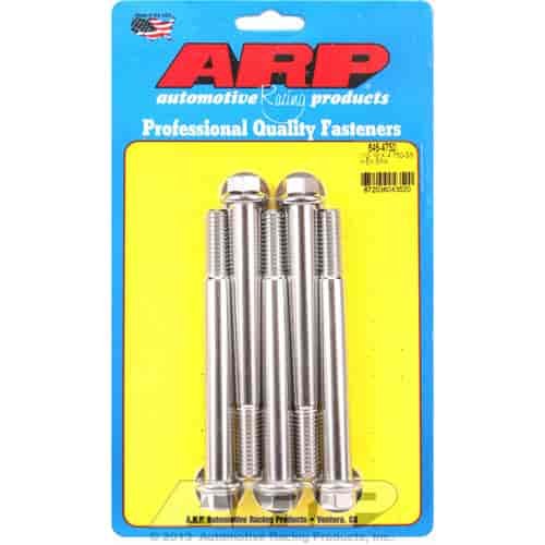 1/2 -13 x 4.750 hex SS bolts