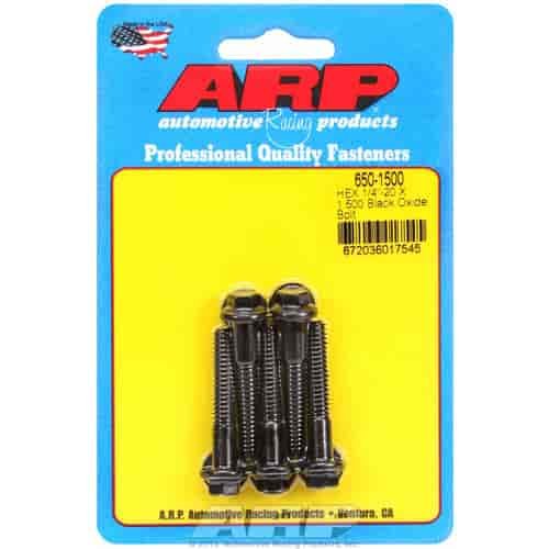 1/4"-20 Chromemoly Bolts 1.500" UHL, Hex