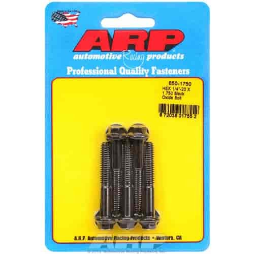 1/4"-20 Chromemoly Bolts 1.750" UHL, Hex