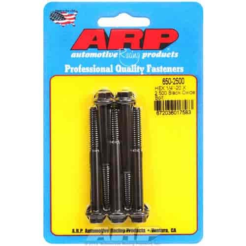 1/4"-20 Chromemoly Bolts 2.500" UHL, Hex